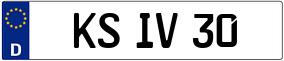 Truck License Plate